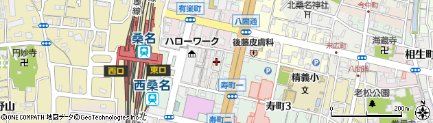鳥貴族 桑名店周辺の地図