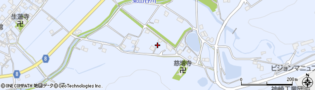 兵庫県神崎郡神河町中村925周辺の地図