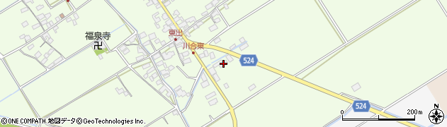 滋賀県東近江市川合町2804周辺の地図