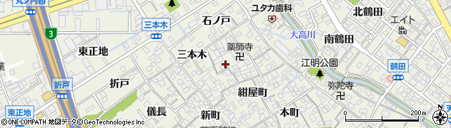 愛知県名古屋市緑区大高町三本木24周辺の地図