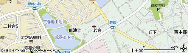 愛知県豊明市沓掛町若宮22周辺の地図