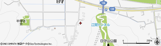 静岡県田方郡函南町日守256周辺の地図