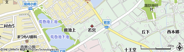 愛知県豊明市沓掛町若宮周辺の地図