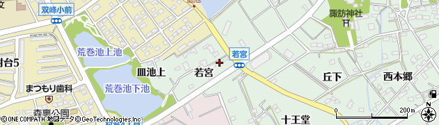 愛知県豊明市沓掛町若宮58周辺の地図