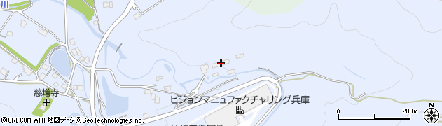 兵庫県神崎郡神河町中村1042-15周辺の地図