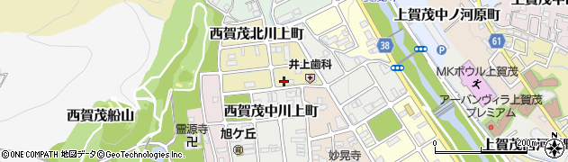 京都府京都市北区西賀茂北川上町77周辺の地図