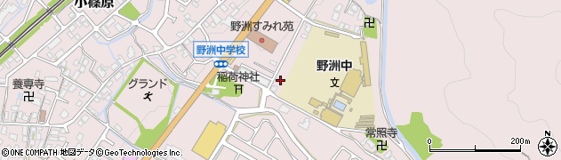 滋賀県野洲市小篠原499周辺の地図