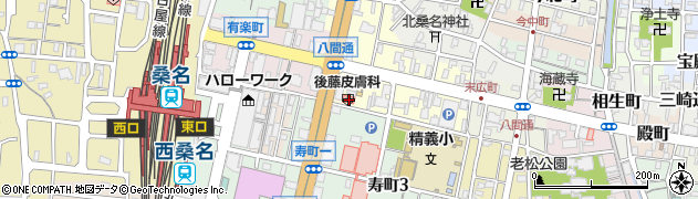 三重県桑名市末広町62周辺の地図