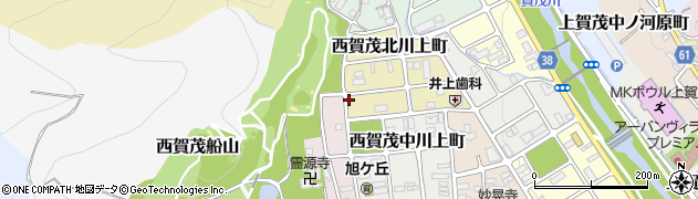 京都府京都市北区西賀茂北川上町79周辺の地図