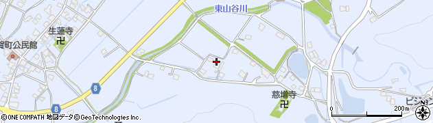 兵庫県神崎郡神河町中村961周辺の地図