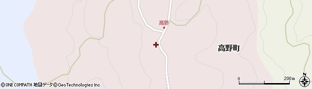 愛知県豊田市高野町中根周辺の地図
