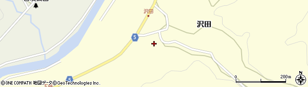 岡山県美作市沢田496周辺の地図