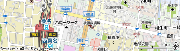 三重県桑名市末広町59周辺の地図