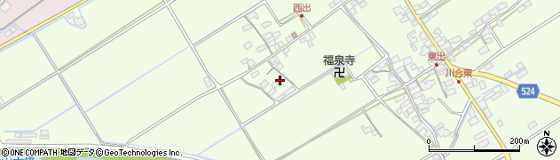 滋賀県東近江市川合町1871周辺の地図