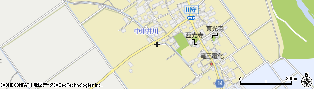 滋賀県蒲生郡竜王町川守2248周辺の地図