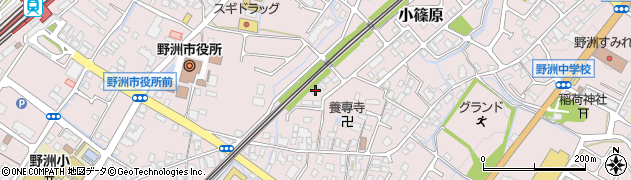 滋賀県野洲市小篠原2392周辺の地図