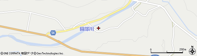 京都府南丹市園部町天引（ゲシダ）周辺の地図