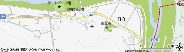 静岡県田方郡函南町日守579周辺の地図