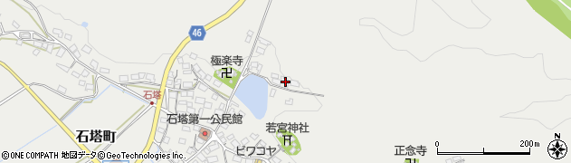 滋賀県東近江市石塔町886周辺の地図