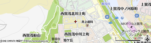 京都府京都市北区西賀茂北川上町114周辺の地図