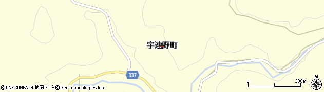 愛知県豊田市宇連野町周辺の地図