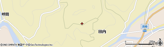 愛知県北設楽郡設楽町田内中道上周辺の地図