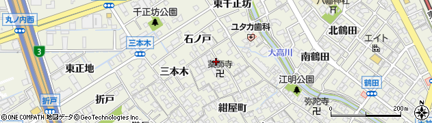 愛知県名古屋市緑区大高町高見周辺の地図