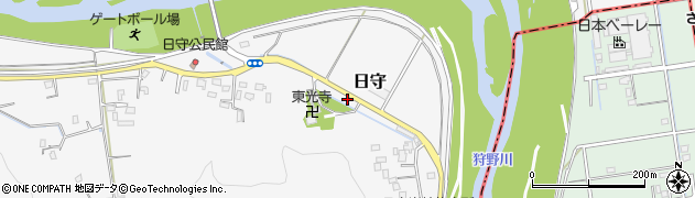 静岡県田方郡函南町日守1097周辺の地図