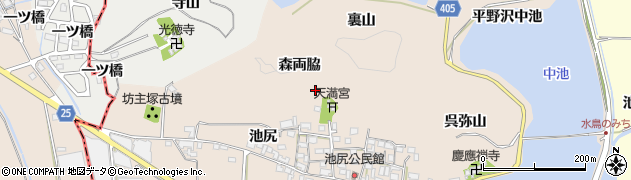 京都府亀岡市馬路町（森両脇）周辺の地図
