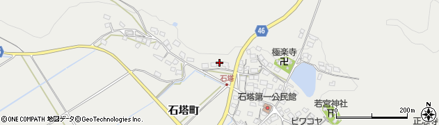 滋賀県東近江市石塔町799周辺の地図