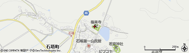 滋賀県東近江市石塔町837周辺の地図
