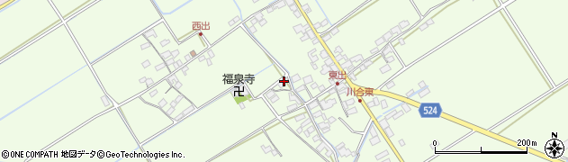 滋賀県東近江市川合町1709周辺の地図