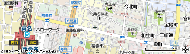 三重県桑名市末広町24周辺の地図