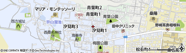 三重県桑名市汐見町周辺の地図