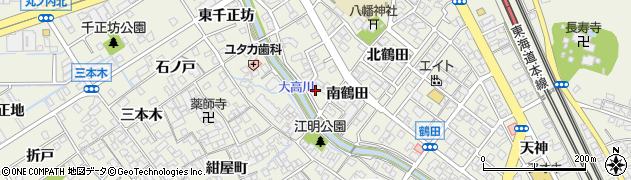 愛知県名古屋市緑区大高町町屋川62周辺の地図