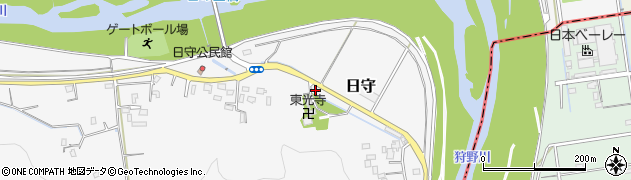 静岡県田方郡函南町日守1093周辺の地図