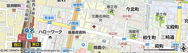 三重県桑名市末広町21周辺の地図