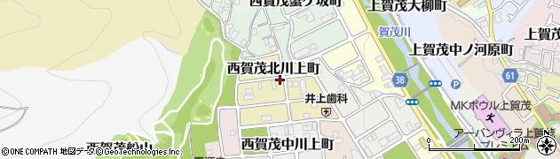 京都府京都市北区西賀茂北川上町108周辺の地図