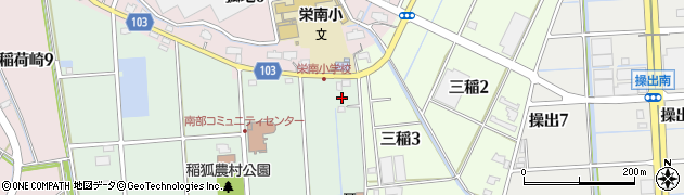愛知県弥富市稲狐町196周辺の地図