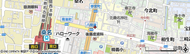 秀英予備校　桑名駅前校周辺の地図