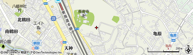 愛知県名古屋市緑区大高町（鷲津山）周辺の地図
