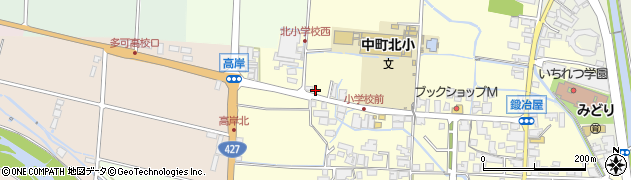 兵庫県多可郡多可町中区鍛冶屋423周辺の地図
