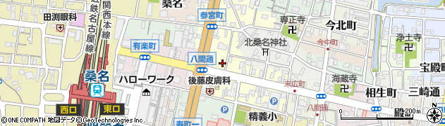 三重県桑名市末広町12周辺の地図