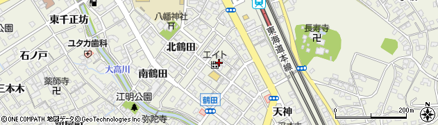 愛知県名古屋市緑区大高町（鶴田）周辺の地図