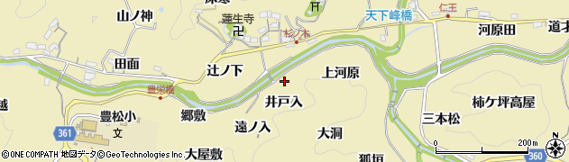 愛知県豊田市坂上町井戸入11周辺の地図