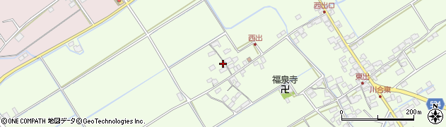 滋賀県東近江市川合町1975周辺の地図
