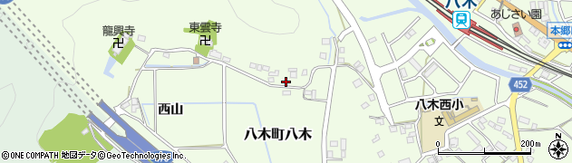 京都府南丹市八木町八木門前周辺の地図