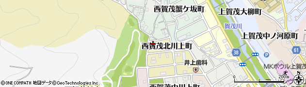京都府京都市北区西賀茂北川上町2周辺の地図