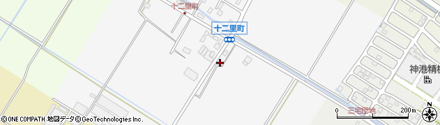 滋賀県守山市十二里町241周辺の地図