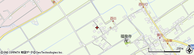 滋賀県東近江市川合町1971周辺の地図